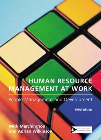 Human resource management at work