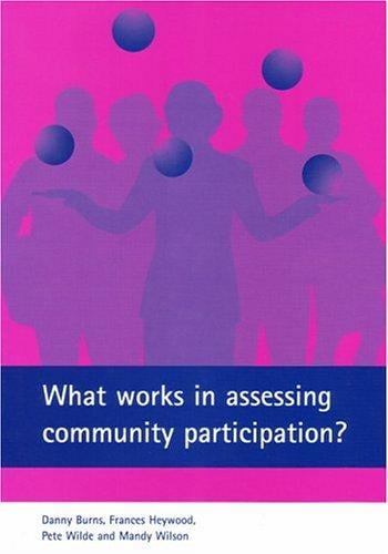 What works in assessing community participation?