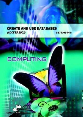 Create and Use Databases Access 2002