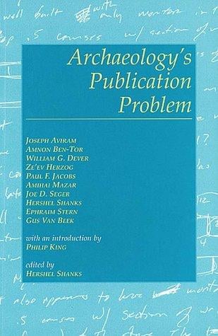 Archaeology's publication problem