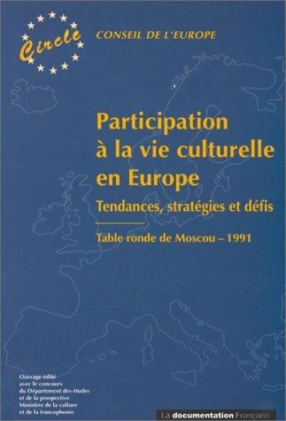 Participation à la vie culturelle en Europe