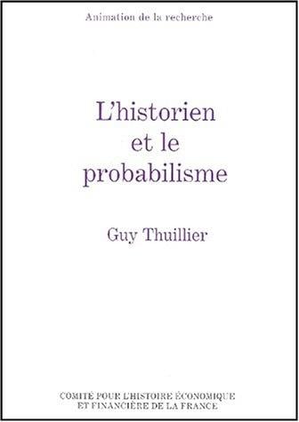 L' historien et le probabilisme