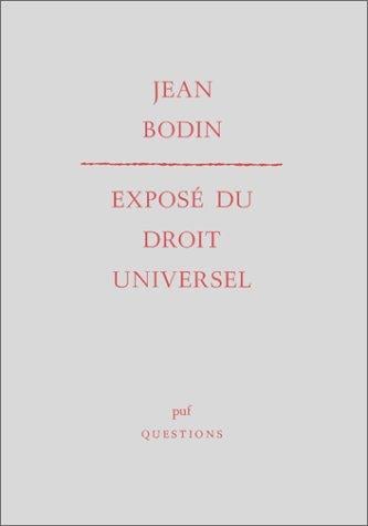 Exposé du droit universel =