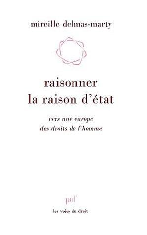 Raisonner la raison d'Etat