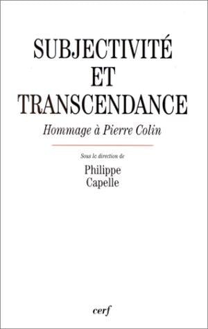 Subjectivité et transcendance