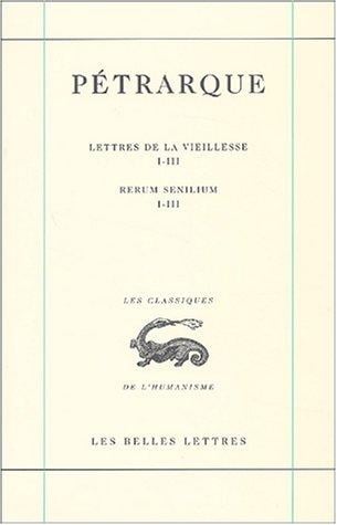 Lettres de la vieillesse =