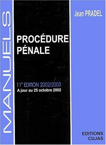 Manuel de procédure pénale
