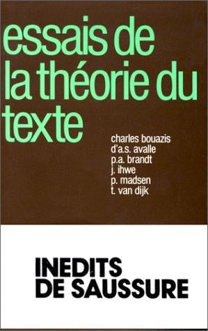 Essais de la théorie du texte