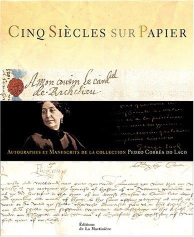 Cinq siècles sur papier