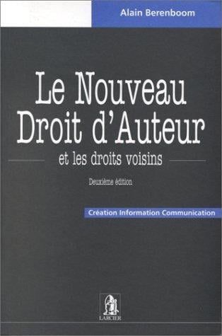 Le nouveau droit d'auteur