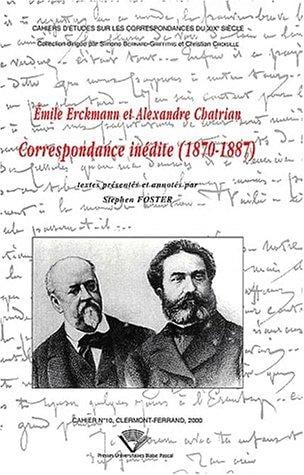 Correspondance inédite, 1870-1887