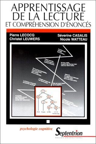 Apprentissage de la lecture et compréhension d'énoncés