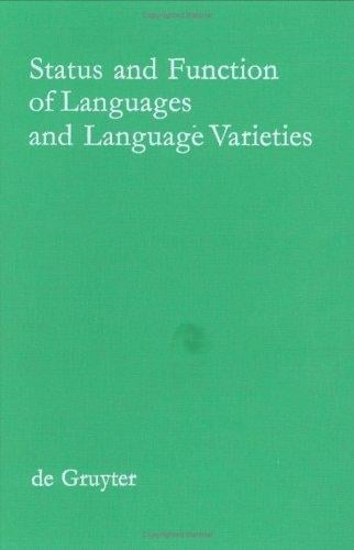 Status & Function of Languages & Language Varieties (Grundlagen Der Kommunikation =)