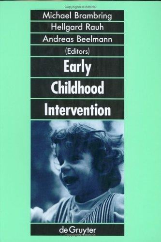 Early childhood intervention