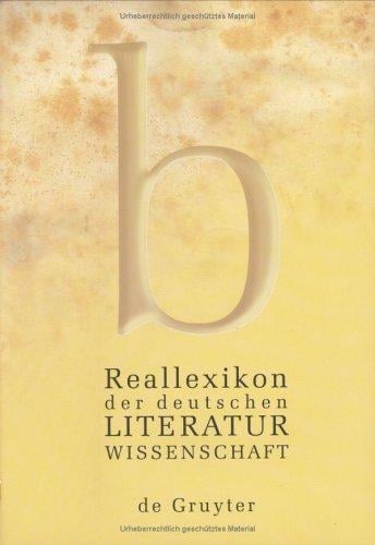 Reallexikon der deutschen Literaturwissenschaft