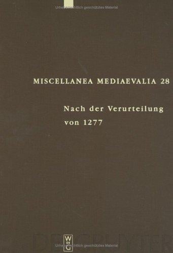 Nach Der Verurteilung Von 1277