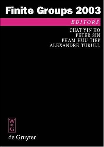 Finite Groups 2003