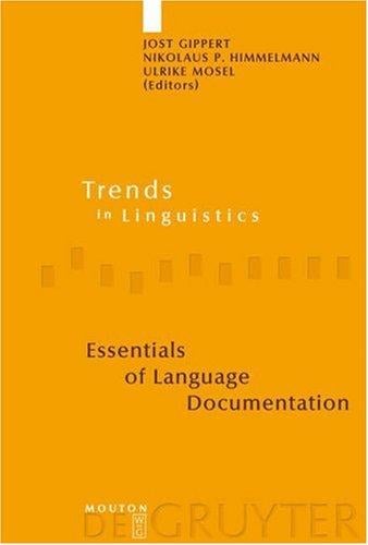 Essentials of language documentation