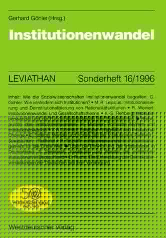 Institutionenwandel
