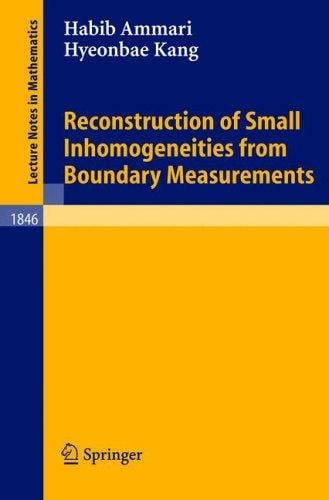Reconstruction of small inhomogeneities from boundary measurements