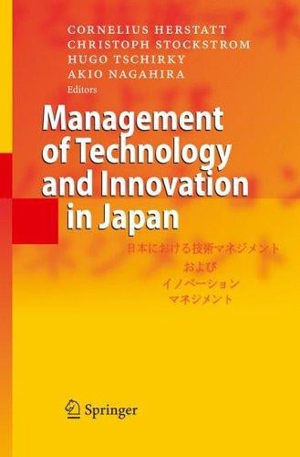 Management of technology and innovation in Japan