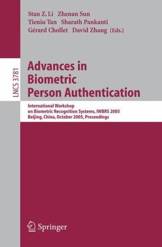 Advances in biometric person authentication