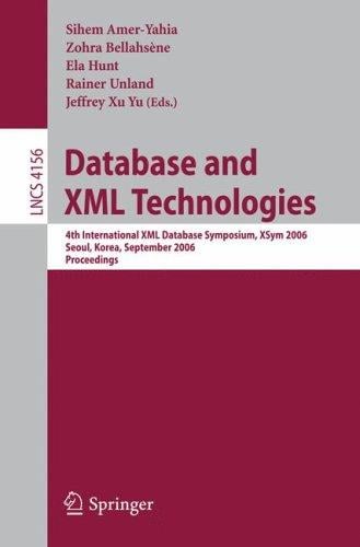 Database and XML technologies