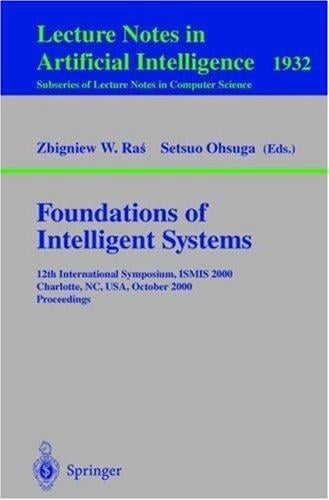 Foundations of intelligent systems