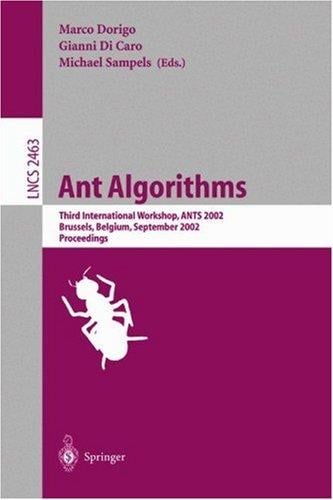 Ant algorithms