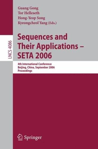 Sequences and their applications--SETA 2006