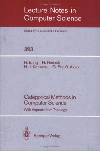 Categorical methods in computer science