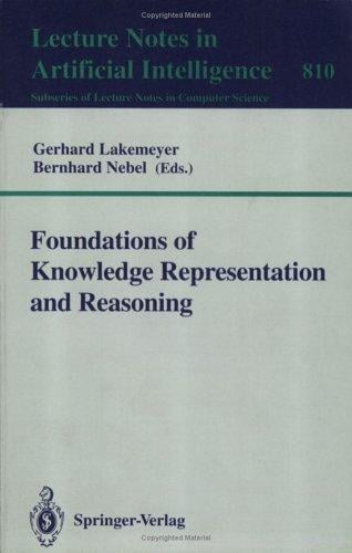 Foundations of knowledge representation and reasoning