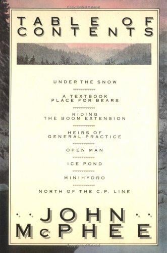 Table of contents