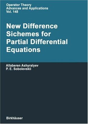 New difference schemes for partial differential equations