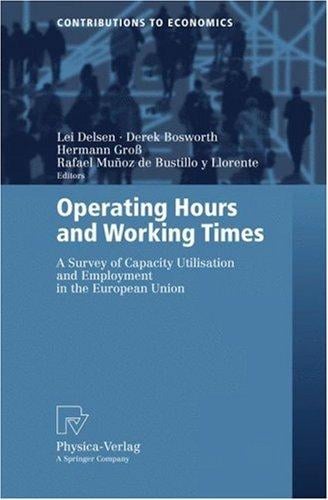 Operating hours and working times