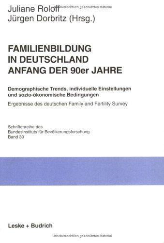 Familienbildung in Deutschland Anfang der 90er Jahre