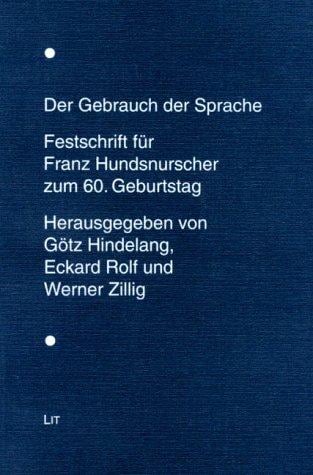Der Gebrauch der Sprache