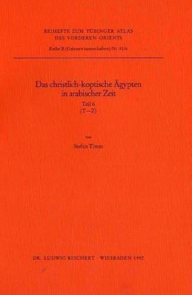 Das christlich-koptische A gypten in arabischer Zeit