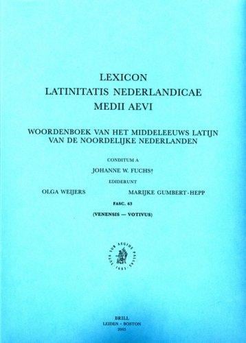 Lexicon Latinitatis Nederlandicae Medii Aevi