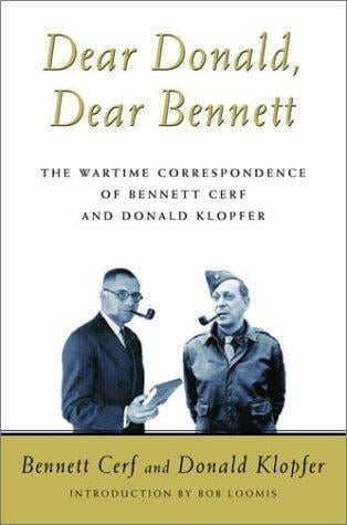 Dear Donald, Dear Bennett