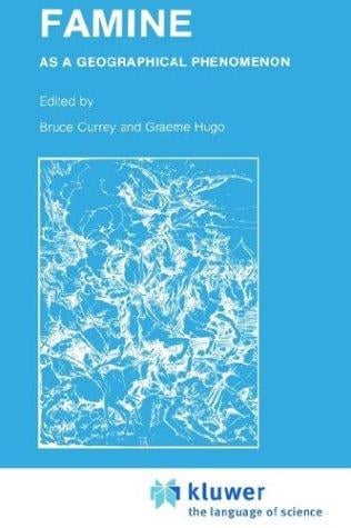 Famine as a geographical phenomenon