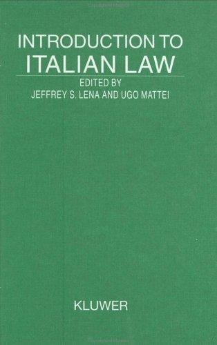 Introduction to Italian law