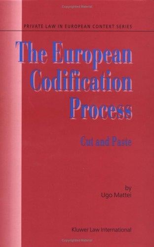 The European codification process