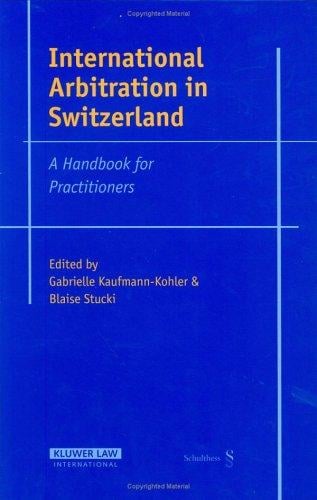 International arbitration in Switzerland