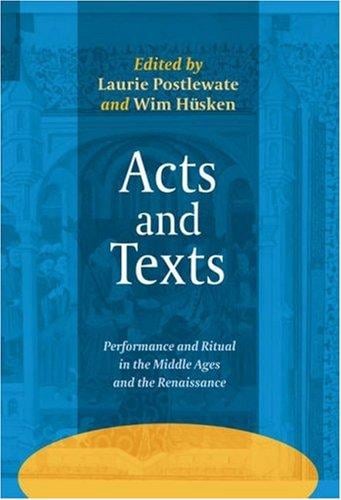 Acts and texts