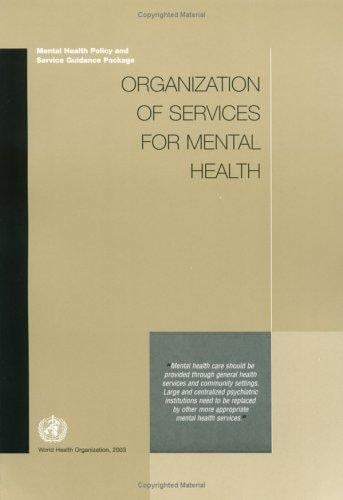 Organization of services for mental health