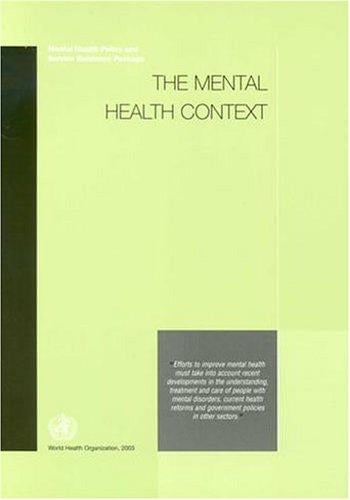 The mental health context