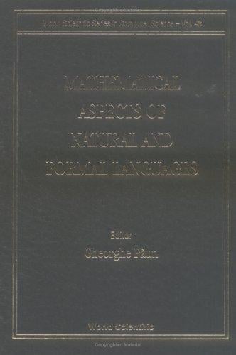 Mathematical aspects of natural and formal languages