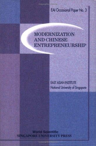 Modernization and Chinese entrepreneurship