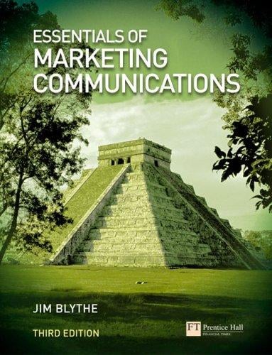 Essentials of marketing communications
